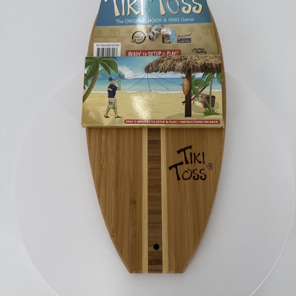 Tiki Toss Surf Edition The Original Hook‎ And Ring Game Bamboo Mellow Militia